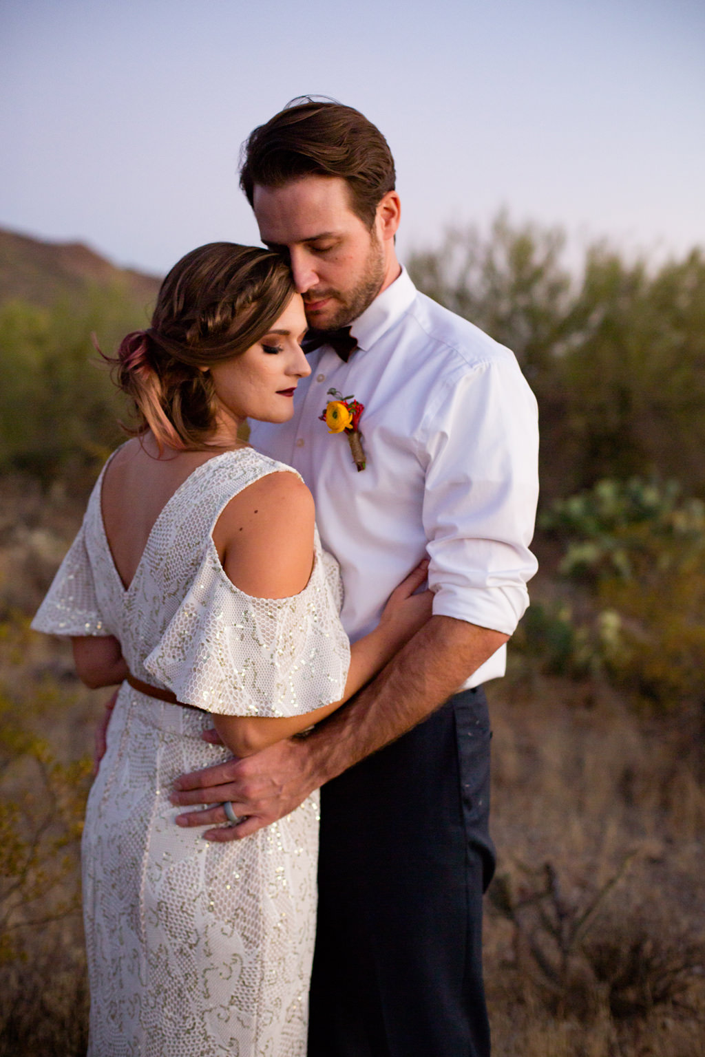 desert bride and groom, tucson wedding photographer photography