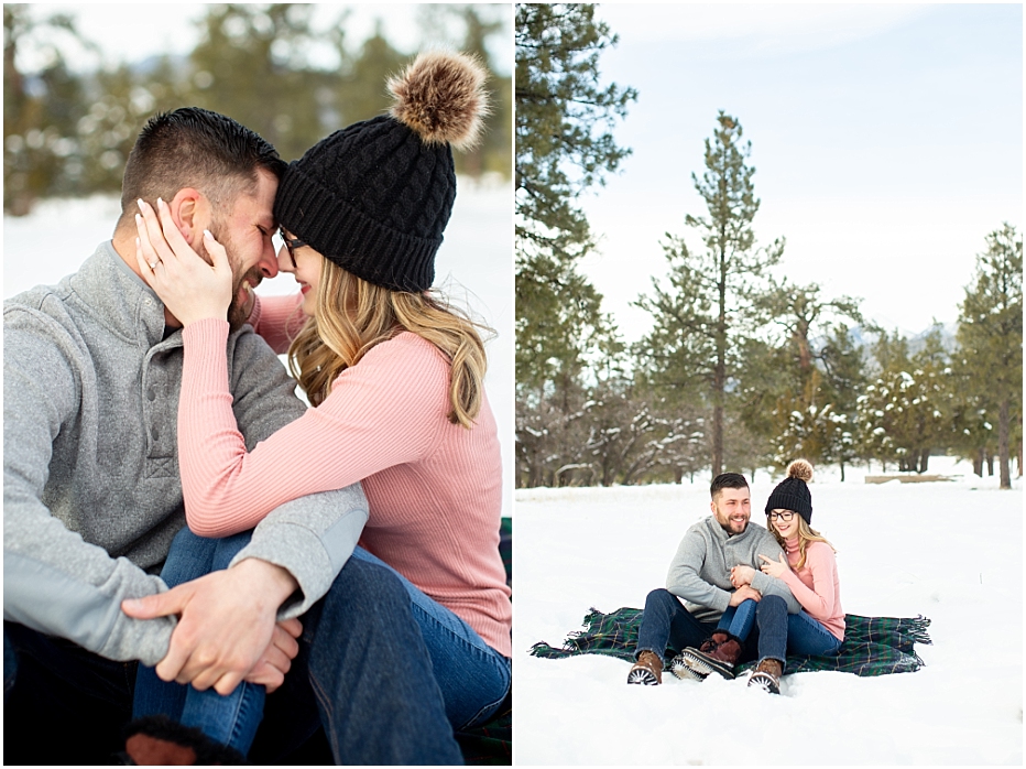 Buffalo Park Engagement Session // Flagstaff AZ Wedding Photographer // Taylor and Jordin