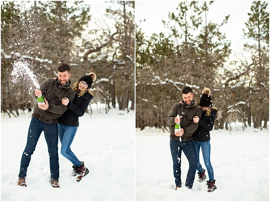 Buffalo Park Engagement Session // Flagstaff AZ Wedding Photographer // Taylor and Jordin