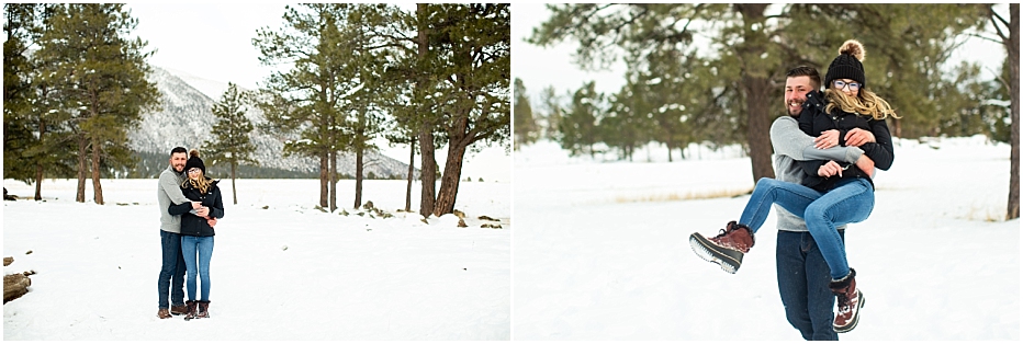 Buffalo Park Engagement Session // Flagstaff AZ Wedding Photographer // Taylor and Jordin