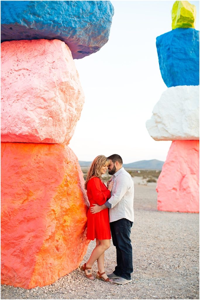 Painted Rocks in Las Vegas Engagement Session